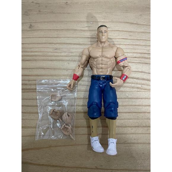 Mattel WWE John Cena Series 3 Basic Wrestling 2011 With Spare Hands Figure - Picture 1 of 3